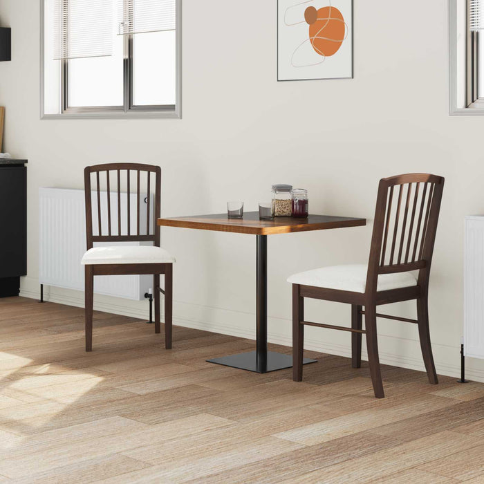 Scaune de dining 2 pcs Maro deschis 50 x 52,5 x 91 cm - WALTI WALTI