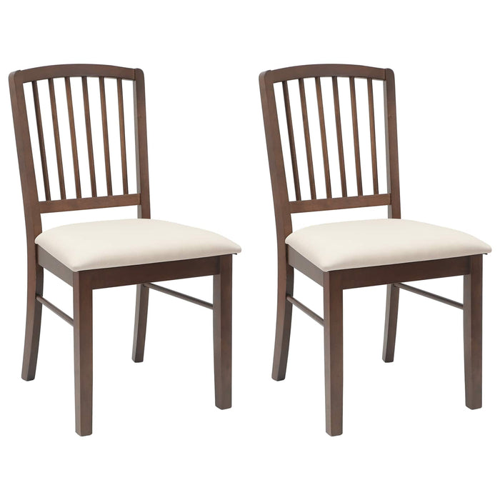 Scaune de dining 2 pcs Maro deschis 50 x 52,5 x 91 cm - WALTI WALTI