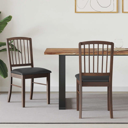 Scaune de dining 2 pcs Maro deschis 50 x 52,5 x 91 cm - WALTI WALTI