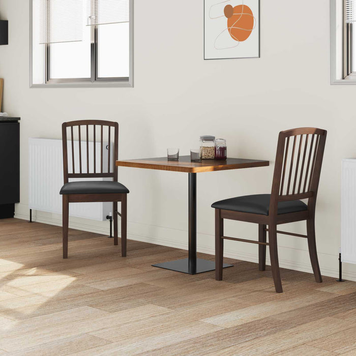 Scaune de dining 2 pcs Maro deschis 50 x 52,5 x 91 cm - WALTI WALTI