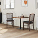 Scaune de dining 2 pcs Maro deschis 50 x 52,5 x 91 cm - WALTI WALTI