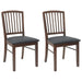 Scaune de dining 2 pcs Maro deschis 50 x 52,5 x 91 cm - WALTI WALTI