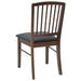 Scaune de dining 2 pcs Maro deschis 50 x 52,5 x 91 cm - WALTI WALTI
