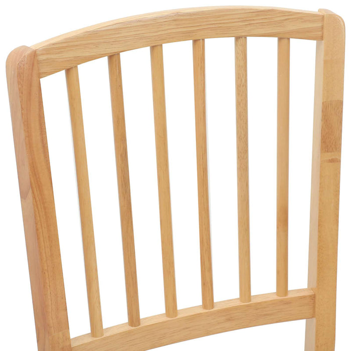 Scaune de dining 2 pcs natural 50 x 52,5 x 91 cm - WALTI WALTI