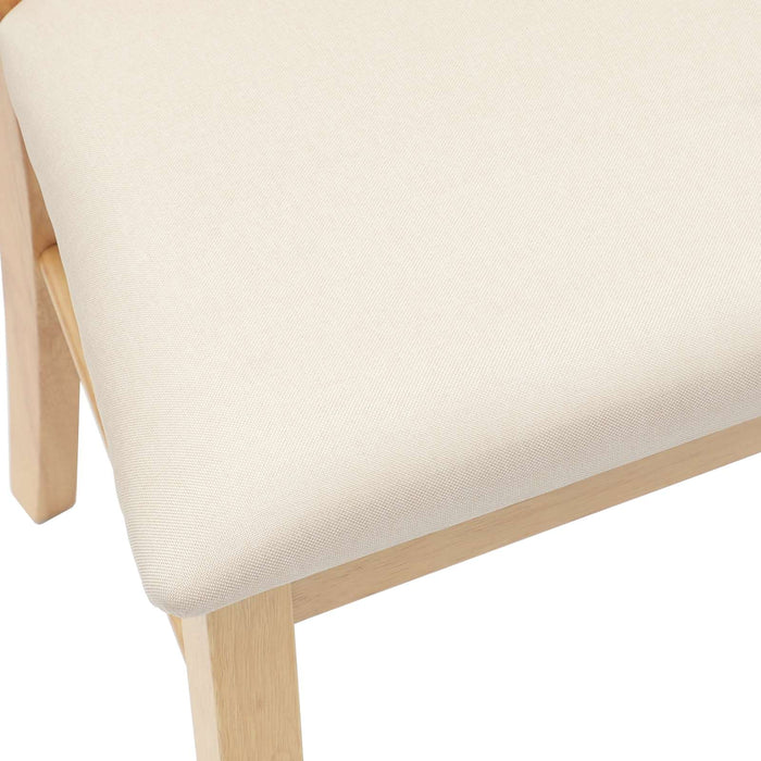 Scaune de dining 2 pcs natural 50 x 52,5 x 91 cm - WALTI WALTI