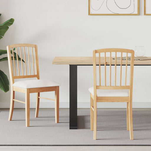 Scaune de dining 2 pcs natural 50 x 52,5 x 91 cm - WALTI WALTI