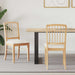 Scaune de dining 2 pcs natural 50 x 52,5 x 91 cm - WALTI WALTI