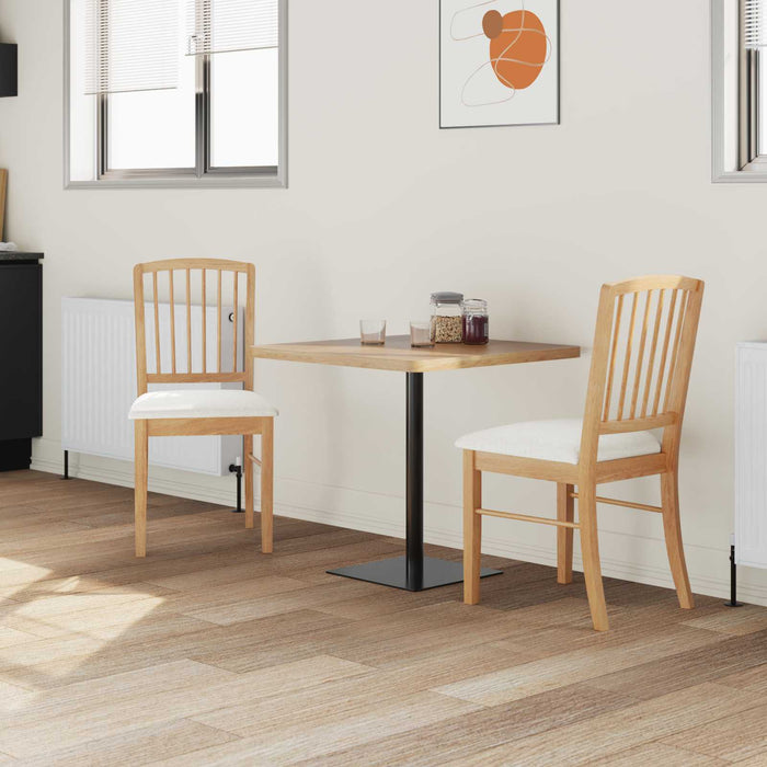 Scaune de dining 2 pcs natural 50 x 52,5 x 91 cm - WALTI WALTI