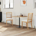 Scaune de dining 2 pcs natural 50 x 52,5 x 91 cm - WALTI WALTI