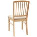 Scaune de dining 2 pcs natural 50 x 52,5 x 91 cm - WALTI WALTI