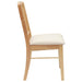 Scaune de dining 2 pcs natural 50 x 52,5 x 91 cm - WALTI WALTI