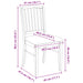 Scaune de dining 2 pcs natural 50 x 52,5 x 91 cm - WALTI WALTI