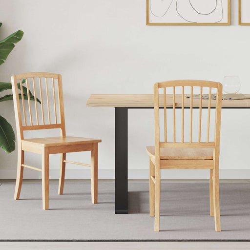 Scaune de dining 2 pcs natural 50 x 52,5 x 91 cm - WALTI WALTI