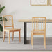 Scaune de dining 2 pcs natural 50 x 52,5 x 91 cm - WALTI WALTI