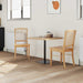 Scaune de dining 2 pcs natural 50 x 52,5 x 91 cm - WALTI WALTI