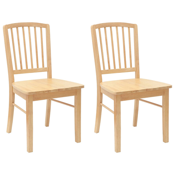 Scaune de dining 2 pcs natural 50 x 52,5 x 91 cm - WALTI WALTI