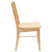 Scaune de dining 2 pcs natural 50 x 52,5 x 91 cm - WALTI WALTI