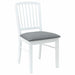 Scaune de dining 2 pcs Alb 50 x 52,5 x 91 cm - WALTI WALTI