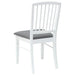 Scaune de dining 2 pcs Alb 50 x 52,5 x 91 cm - WALTI WALTI