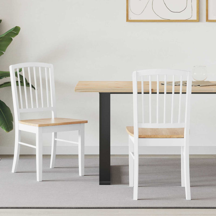 Scaune de dining 2 pcs Alb 50 x 52,5 x 91 cm - WALTI WALTI