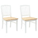 Scaune de dining 2 pcs Alb 50 x 52,5 x 91 cm - WALTI WALTI