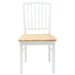 Scaune de dining 2 pcs Alb 50 x 52,5 x 91 cm - WALTI WALTI