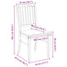 Scaune de dining 2 pcs Alb 50 x 52,5 x 91 cm - WALTI WALTI