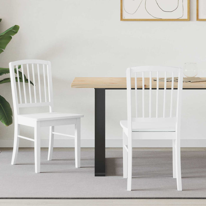 Scaune de dining 2 pcs Alb 50 x 52,5 x 91 cm - WALTI WALTI