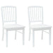 Scaune de dining 2 pcs Alb 50 x 52,5 x 91 cm - WALTI WALTI