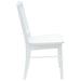 Scaune de dining 2 pcs Alb 50 x 52,5 x 91 cm - WALTI WALTI