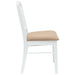 Scaune de dining 2 pcs Alb 50 x 52,5 x 91 cm - WALTI WALTI