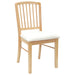 Scaune de dining 2 pcs natural 50 x 52,5 x 91 cm - WALTI WALTI