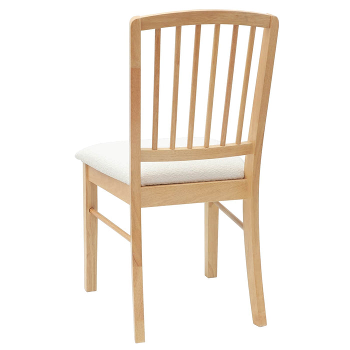 Scaune de dining 2 pcs natural 50 x 52,5 x 91 cm - WALTI WALTI