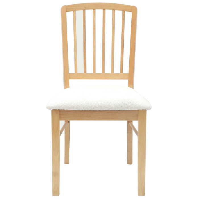 Scaune de dining 2 pcs natural 50 x 52,5 x 91 cm - WALTI WALTI