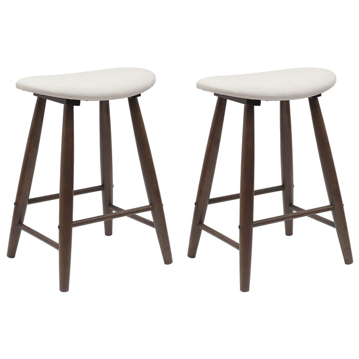 Scaune de dining 2 pcs Maro deschis 46 x 37 x 63 cm - WALTI WALTI