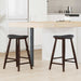 Scaune de dining 2 pcs Maro deschis 46 x 37 x 63 cm - WALTI WALTI