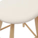 Scaune de dining 2 pcs natural 46 x 37 x 63 cm - WALTI WALTI