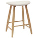 Scaune de dining 2 pcs natural 46 x 37 x 63 cm - WALTI WALTI