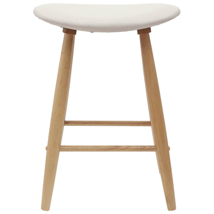 Scaune de dining 2 pcs natural 46 x 37 x 63 cm - WALTI WALTI