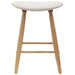 Scaune de dining 2 pcs natural 46 x 37 x 63 cm - WALTI WALTI