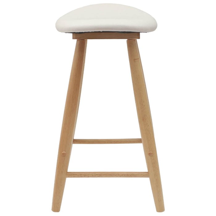Scaune de dining 2 pcs natural 46 x 37 x 63 cm - WALTI WALTI