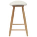 Scaune de dining 2 pcs natural 46 x 37 x 63 cm - WALTI WALTI