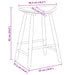 Scaune de dining 2 pcs natural 46 x 37 x 63 cm - WALTI WALTI