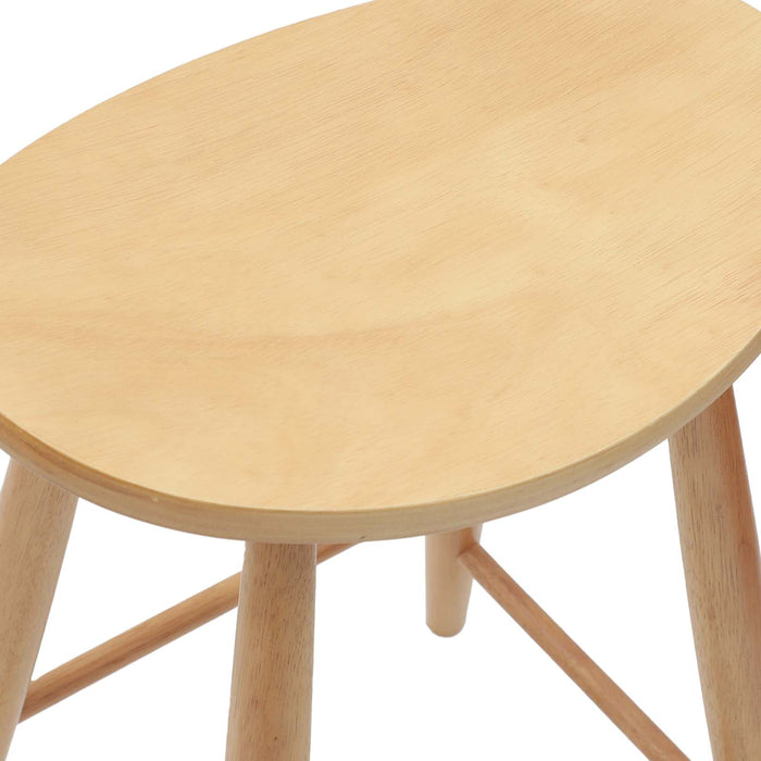 Scaune de dining 2 pcs natural 46 x 37 x 63 cm - WALTI WALTI