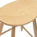 Scaune de dining 2 pcs natural 46 x 37 x 63 cm - WALTI WALTI
