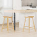 Scaune de dining 2 pcs natural 46 x 37 x 63 cm - WALTI WALTI