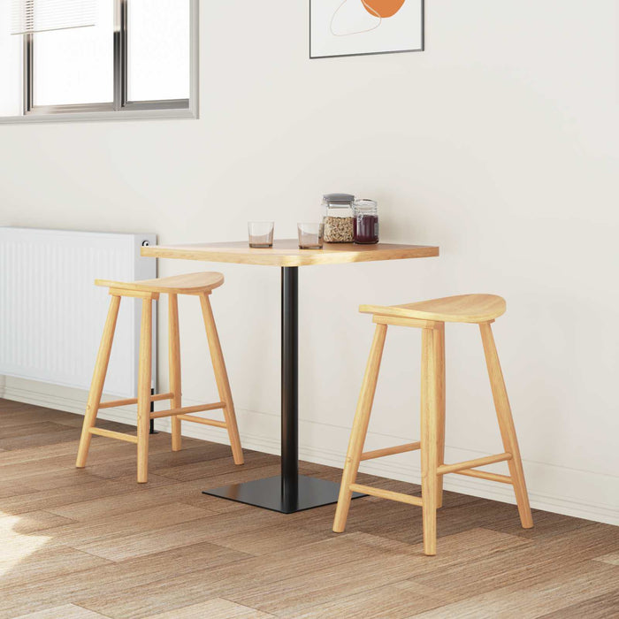 Scaune de dining 2 pcs natural 46 x 37 x 63 cm - WALTI WALTI
