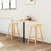 Scaune de dining 2 pcs natural 46 x 37 x 63 cm - WALTI WALTI