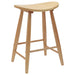 Scaune de dining 2 pcs natural 46 x 37 x 63 cm - WALTI WALTI