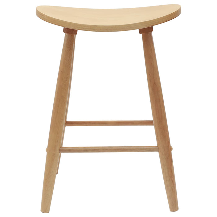 Scaune de dining 2 pcs natural 46 x 37 x 63 cm - WALTI WALTI